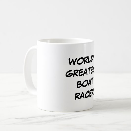 Racer-" Tasse "der Welt bestster das Boot (Vorderseite Links)