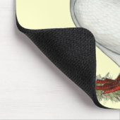 Racer White anzeigen Mousepad (Ecke)