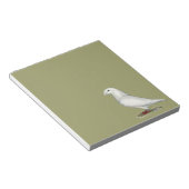 Racer White anzeigen Notizblock (angewinkelt)