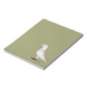 Racer White anzeigen Notizblock (Rotiert)
