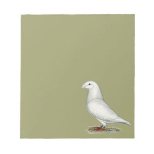 Racer White anzeigen Notizblock