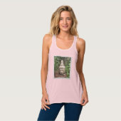Racerback Buddah Bild Yoga oben Tank Top (Vorderseite Vollansicht)