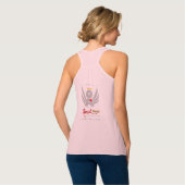 Racerback-Racerback-Rampe für Frauen Top Black Rus (Rückseite Vollansicht)