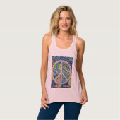 Racerback Tank Peace of Nature Top (Vorderseite Vollansicht)
