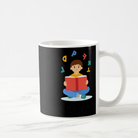 Racerback zum Weltdyslexitis-Bewusstseinstag Kaffeetasse (Rechts)