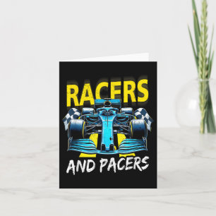 Racers und Pacers Race Car Die Kunst des Racing Po Karte