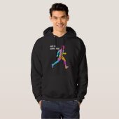 Races End Running Doesnt Quote Runner Sprichwort S Hoodie (Vorne ganz)