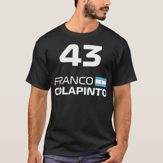 Races Formula Racing Franco Colapinto T-Shirt (Vorderseite)