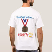 RaceWalk für GoldShirt T-Shirt (Rückseite)