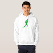 Racewalk - Grasgrün Hoodie (Vorne ganz)