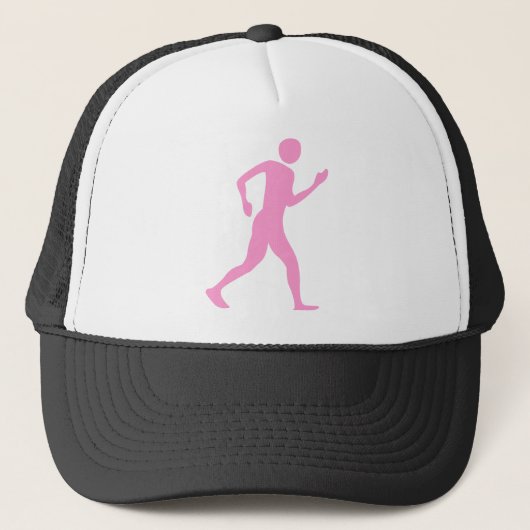 Racewalk - Pink Truckerkappe (Vorderseite)