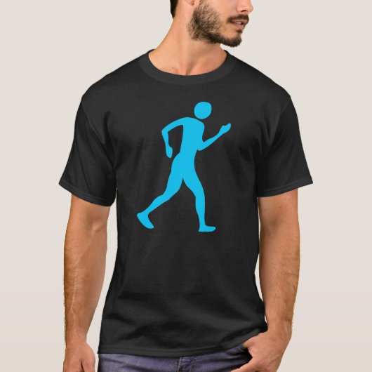 Racewalk - Sky Blue T-Shirt (Vorderseite)