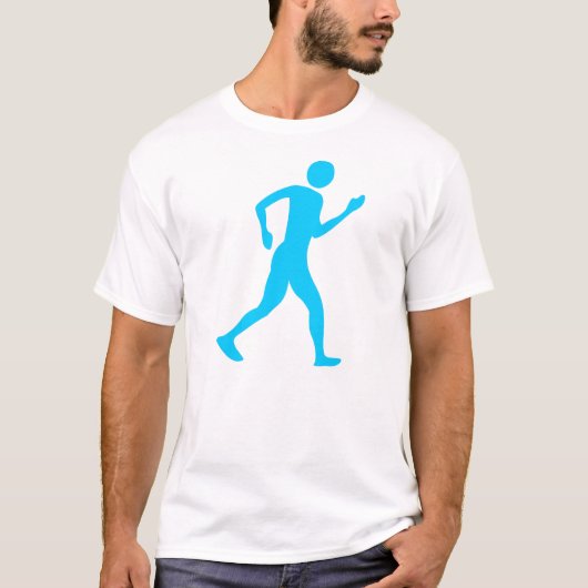 Racewalk - Sky Blue T-Shirt (Vorderseite)