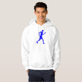 RaceWalking - Blau Hoodie (Vorne ganz)