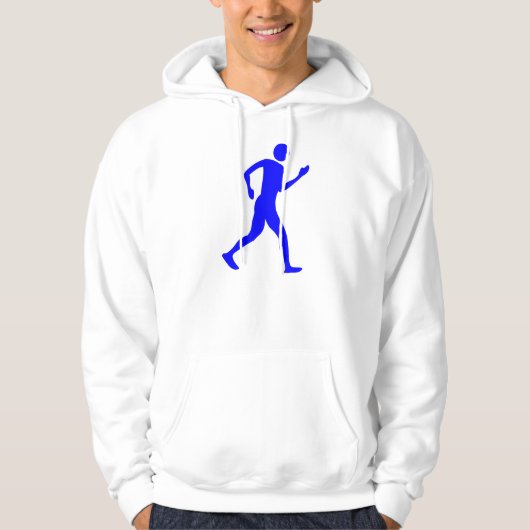 RaceWalking - Blau Hoodie (Vorderseite)