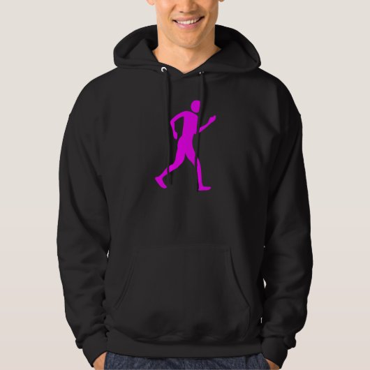 RaceWalking - Magenta Hoodie (Vorderseite)