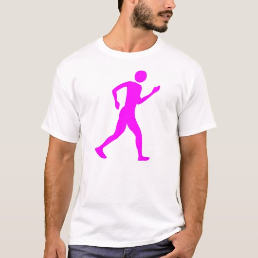 RaceWalking - Magenta T-Shirt (Vorderseite)