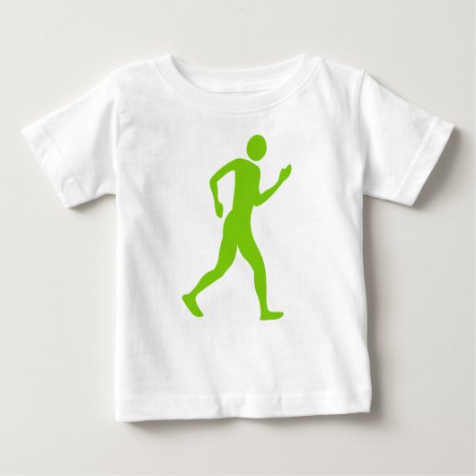 RaceWalking - Martian Green Baby T-shirt (Vorderseite)