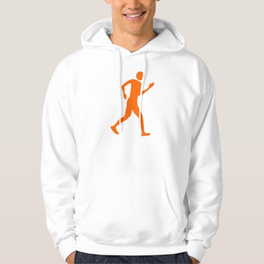 RaceWalking - Orange Hoodie (Vorderseite)