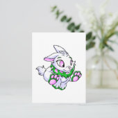 Racgreen Cybunny Postkarte (Stehend Vorderseite)
