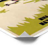 Rach Gia Vietnam Vintag Art Deco Reiseplaner Poster (Ecke)