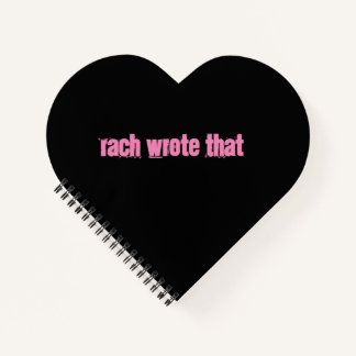 Rach-Notebook Notizblock