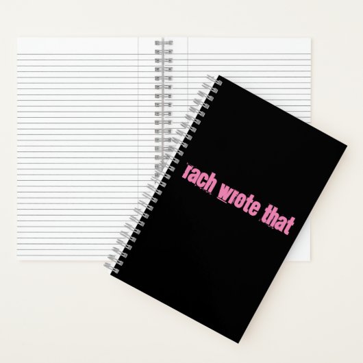 Rach Spiral Notebook Notizblock (Innen)