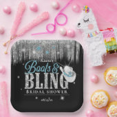 Rachael Hines Brautparty Blue ID925 Pappteller (Party)