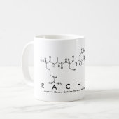 Rachael Peptidname Tasse (Vorderseite Links)