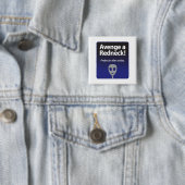 Rache a Redneck - Probe und Alien heute Button (Beispiel)