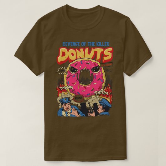 Rache an den Killer Donuts T-Shirt (Design vorne)