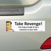 Rache! Autoaufkleber (Auf Auto)