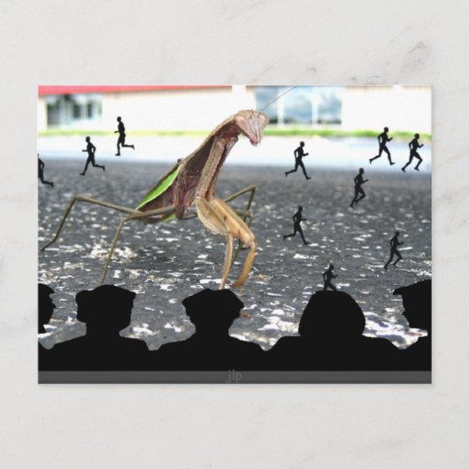 Rache der Gottesmutter Postkarte (Vorderseite)