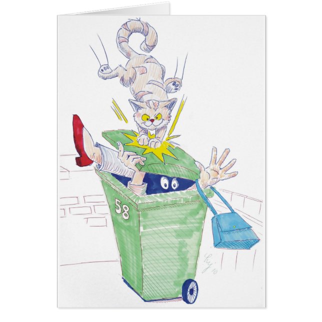 Rache der Wheeliebehälterkatze! (Vorne)