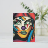 Rache des Clowns Postkarte (Stehend Vorderseite)