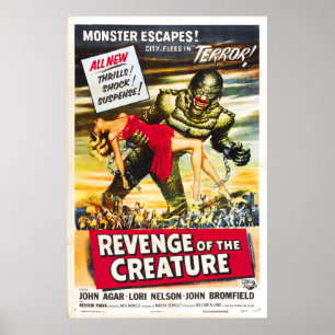 Rache des klassischen Horror-Poster von 1955 Poster