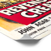 Rache des Monster-Filmplakats Poster (Ecke)