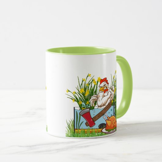 Rache des Roosters Tasse (VorderseiteRechts)