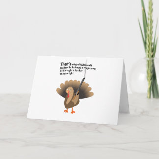 Rache des Truthühners Feiertagskarte