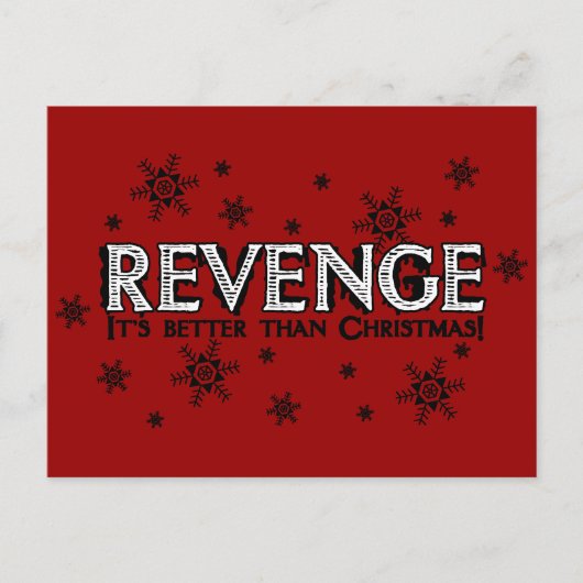 Rache es ist besser als Weihnachten (Vorderseite)
