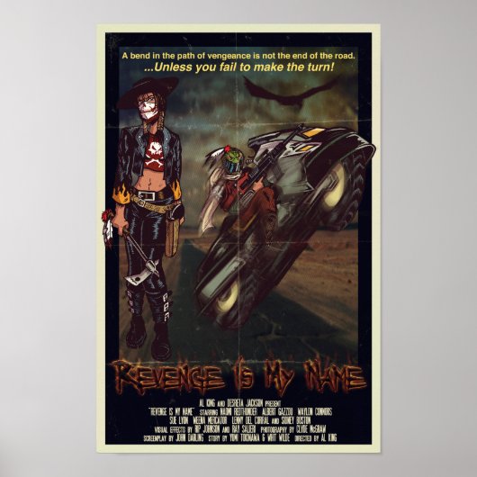 Rache ist mein Name Poster (Vorne)