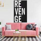 Rache Leinwanddruck (Insitu (Wohnzimmer))