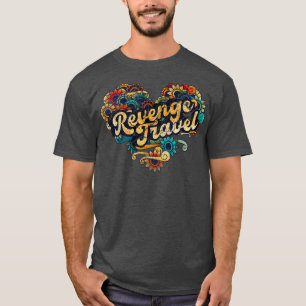 Rache-Reise VIGNETTE VINTAGE FARBE T-Shirt