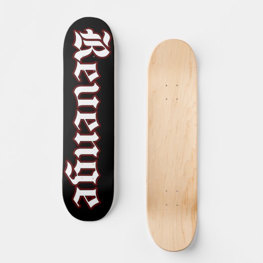 Rache-Skateboard Skateboard (Vorderseite)