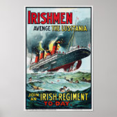 Rache the Lusitania - Mitglied einer irischen Regi Poster (Vorne)