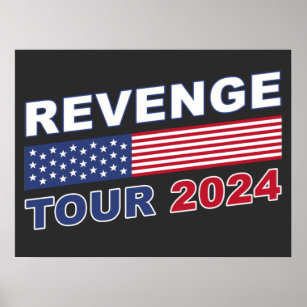 Rache Tour 2024: Pro-Trump - politische Inspiratio Poster