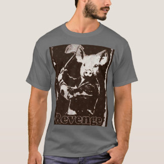 Rache vegetarischcaesium Familie Retro T-Shirt