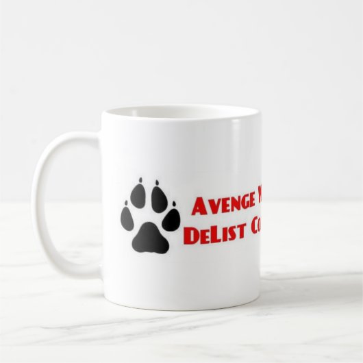 Räche Wölfe Delisting Kongressabstimmung Wirft Sie Kaffeetasse (Links)