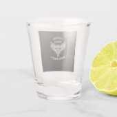 Racheengel Schnapsglas (Rückseite)