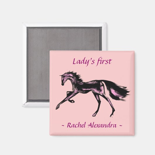 Rachel Alexandra als Preakness-Sieger 2009 Magnet (Vorderseite/Rückseite)